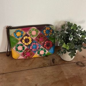 Patricia Nash Leather Wristlet